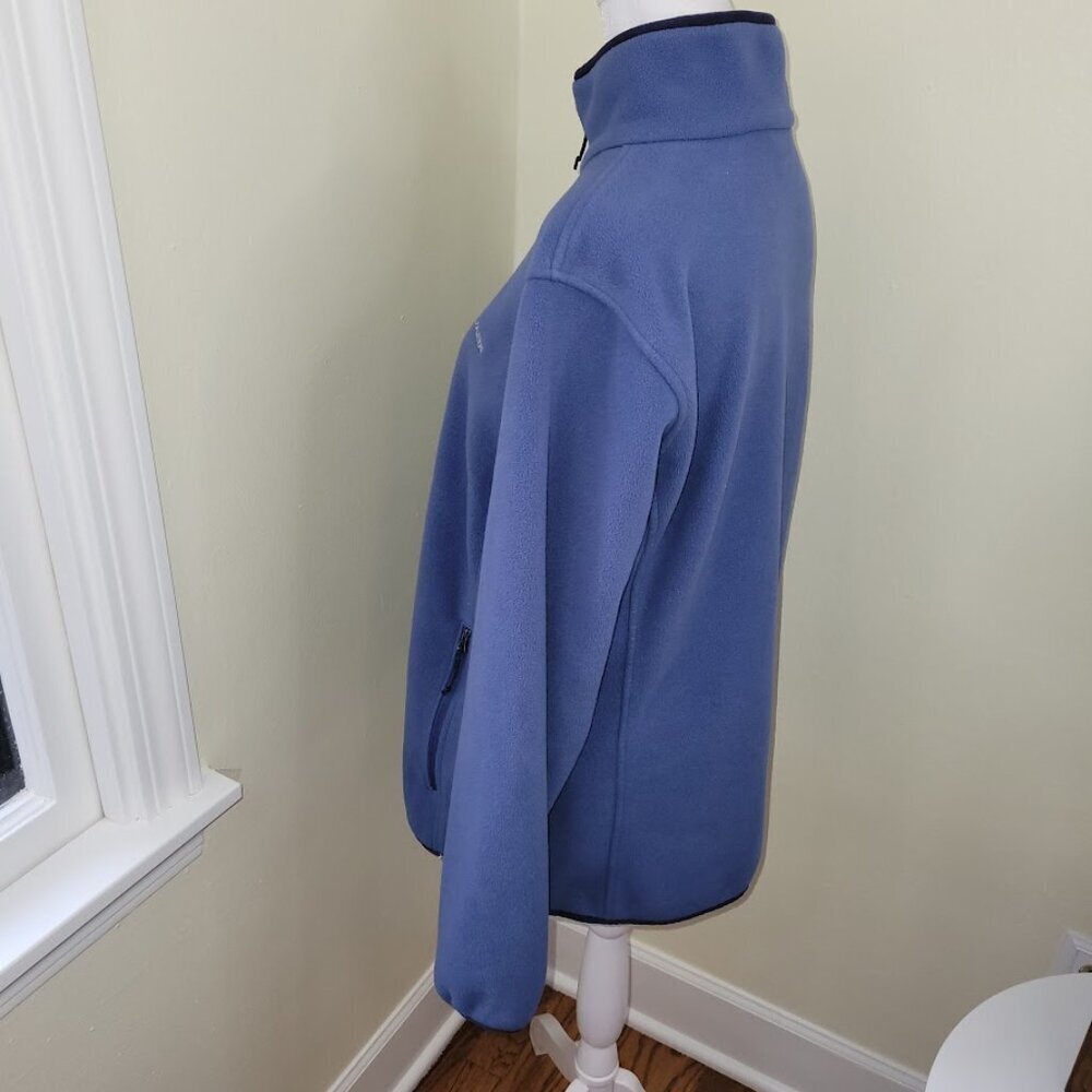 Columbia Sportswear Full Zip Fleece Jacket Long Sleeves Blue Women's Size XL - Picture 7 of 15